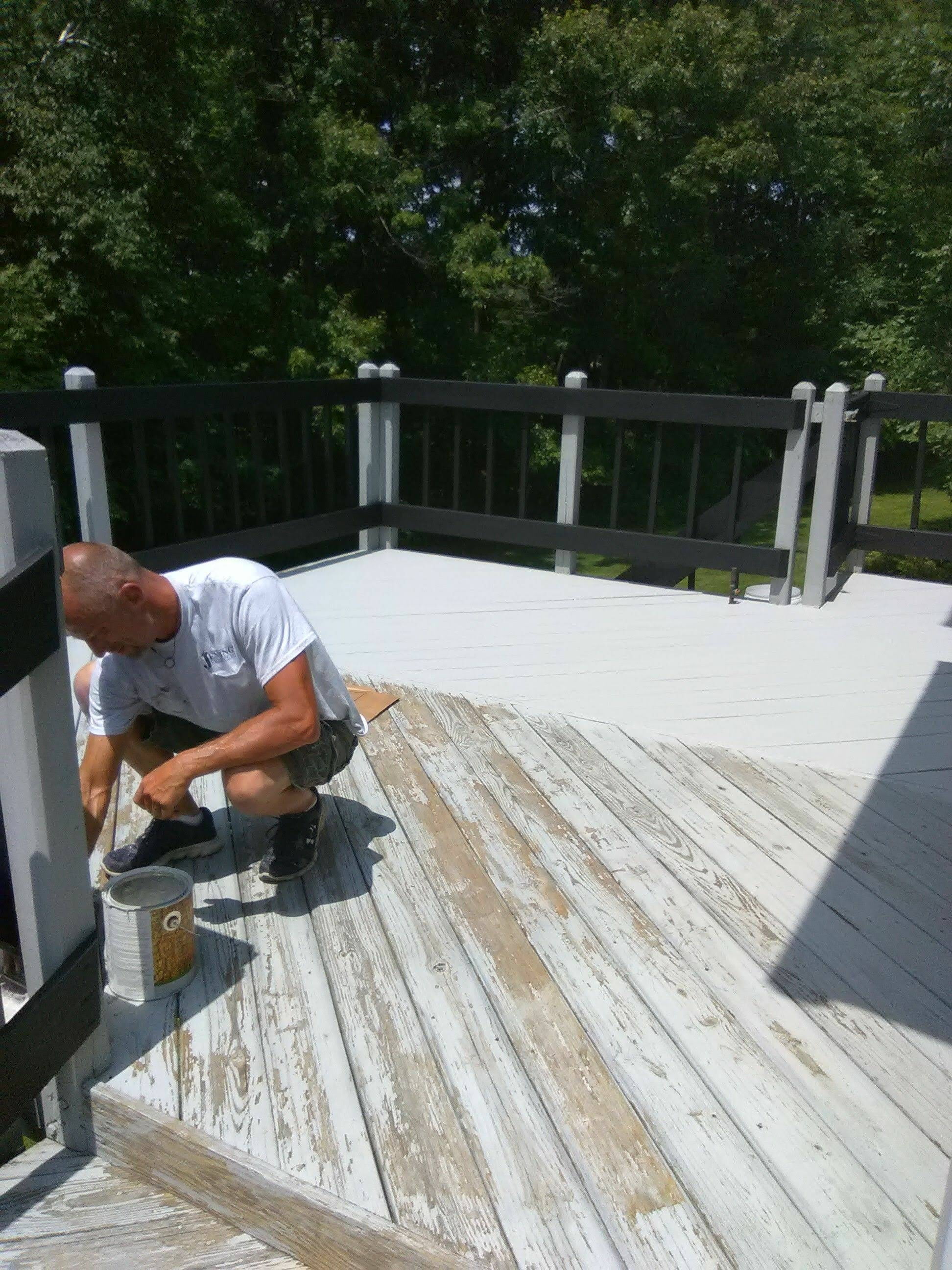 deck painting